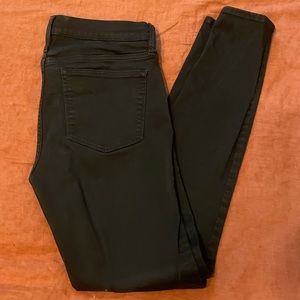 J Crew black skinny jeans